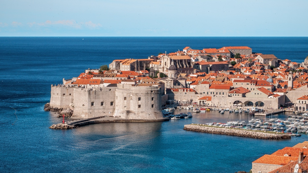 Dubrovnik from the Sea: the Old Town Panorama